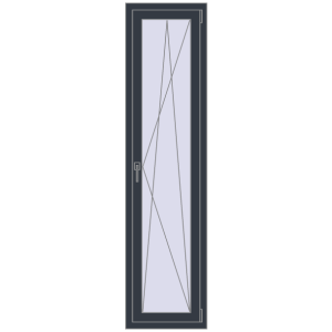 Buy Tilt-and-Turn 500x2000 mm REHAU OPTIMUM EURO-DESIGN 70 ANTHRACITE_GREY_STRUKTURAL two-sided