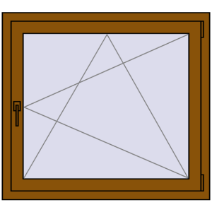 Zamów teraz Okna skrzydłowe 960x940 mm EPSILON OPTIMA GOLDEN OAK dwustronny