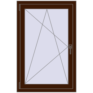 Zamów teraz Okna skrzydłowe 750x1150 mm CLASICTHERM 70 MAHAGON_SAPELI dwustronny