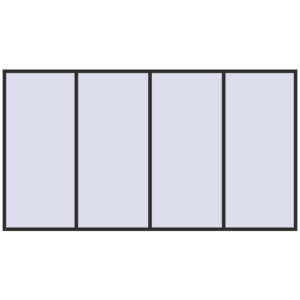 Buy Tilt-and-Turn 4200x2300 mm REHAU OPTIMUM EURO-DESIGN 70 ANTHRACITE_GREY_GLATT two-sided