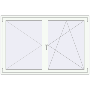 Zamów teraz Okna skrzydłowe 1800x1200 mm REHAU ENERGY-SAVING SYNEGO MD RAL 9016 Traffic white dwustronny