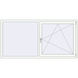 Buy Tilt-and-Turn 2000x1000 mm KORSA OPTIMUM REHAU EURO 70