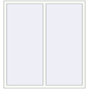 Buy Tilt-and-Turn 1400x1500 mm REHAU ARTEVO RAL 9016 Traffic white two-sided