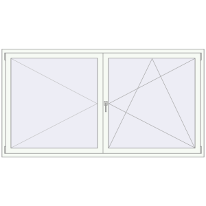 Buy Tilt-and-Turn 2250x1200 mm KORSA OPTIMUM REHAU EURO 70