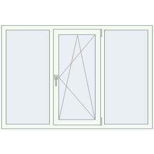 Zamów teraz Okna skrzydłowe 1650x1130 mm KORSA BRILLANT DESIGN