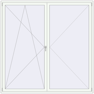 Buy Tilt-and-Turn 2200x2200 mm KORSA ENERGY-SAVING REHAU SYNEGO MD