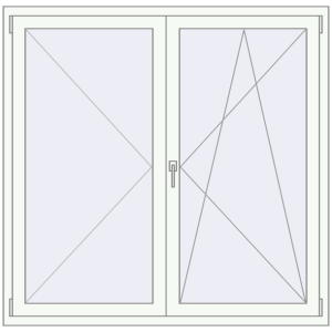 Buy Tilt-and-Turn 1500x1430 mm KORSA OPTIMUM REHAU EURO 70