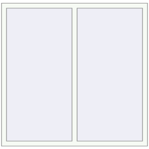 Buy Tilt-and-Turn 1465x1435 mm REHAU ENERGY-SAVING SYNEGO MD RAL 9016 Traffic white two-sided