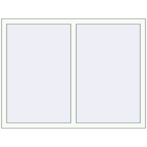 Buy Tilt-and-Turn 1370x1040 mm REHAU ENERGY-SAVING SYNEGO MD RAL 9016 Traffic white two-sided