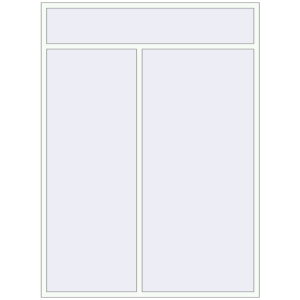 Buy Tilt-and-Turn 2000x2700 mm REHAU OPTIMUM EURO-DESIGN 70 RAL 9016 Traffic white two-sided