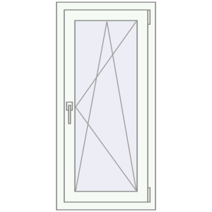 Buy Tilt-and-Turn 540x1130 mm REHAU OPTIMUM EURO-DESIGN 70 GOLDEN OAK external