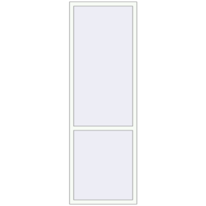 Buy Tilt-and-Turn 800x2400 mm REHAU ENERGY-SAVING SYNEGO MD RAL 9016 Traffic white two-sided