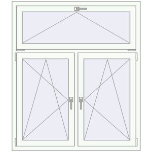 Zamów teraz Okna skrzydłowe 1250x1450 mm KORSA OPTIMUM REHAU EURO 70