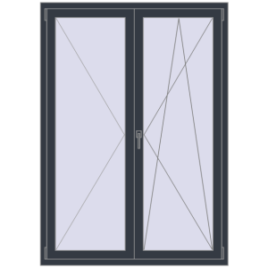 Buy Tilt-and-Turn 1250x1750 mm KORSA OPTIMUM REHAU EURO 70
