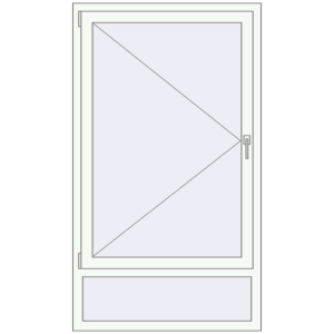 Buy Tilt-and-Turn 960x1670 mm KORSA BRILLANT DESIGN