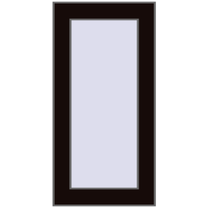 Buy Tilt-and-Turn 300x600 mm REHAU OPTIMUM EURO-DESIGN 70 BLACK_BROWN two-sided