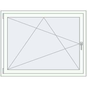 Buy Tilt-and-Turn 1300x1000 mm REHAU OPTIMUM EURO-DESIGN 70 RAL 9016 Traffic white two-sided