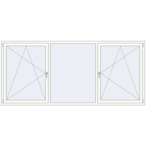 Buy Tilt-and-Turn 2900x1300 mm KORSA OPTIMUM REHAU EURO 70
