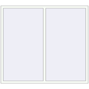 Buy Tilt-and-Turn 1800x1600 mm REHAU ENERGY-SAVING SYNEGO MD RAL 9016 Traffic white two-sided