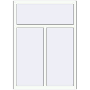 Buy Tilt-and-Turn 1000x1400 mm REHAU OPTIMUM EURO-DESIGN 70 RAL 9016 Traffic white two-sided