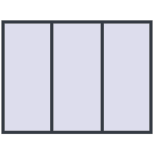 Buy Tilt-and-Turn 2400x1800 mm REHAU OPTIMUM EURO-DESIGN 70 ANTHRACITE_GREY_STRUKTURAL two-sided