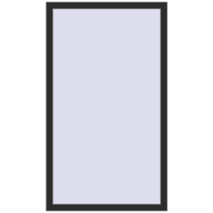 Buy Tilt-and-Turn 900x1550 mm REHAU ARTEVO BLACK_STRUCTURAL two-sided