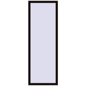 Buy Tilt-and-Turn 700x2000 mm REHAU OPTIMUM EURO-DESIGN 70 BLACK_BROWN two-sided