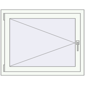 Buy Tilt-and-Turn 950x750 mm REHAU OPTIMUM EURO-DESIGN 70 RAL 9016 Traffic white two-sided