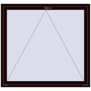 Buy Tilt-and-Turn 1500x1400 mm REHAU OPTIMUM EURO-DESIGN 70 CHOCOLATE_BROWN two-sided