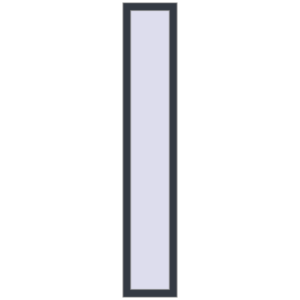 Buy Tilt-and-Turn 350x1900 mm REHAU OPTIMUM EURO-DESIGN 70 ANTHRACITE_GREY_STRUKTURAL two-sided