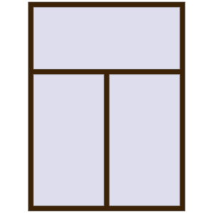 Buy Tilt-and-Turn 1500x2000 mm REHAU OPTIMUM EURO-DESIGN 70 DARK_OAK two-sided