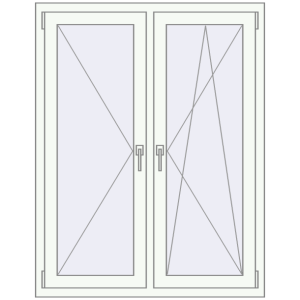 Buy Tilt-and-Turn 1090x1350 mm KORSA OPTIMUM REHAU EURO 70
