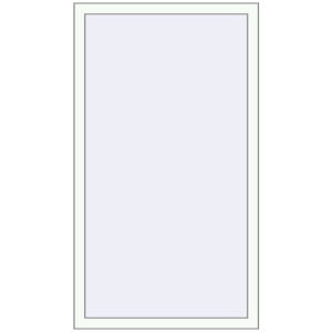 Buy Tilt-and-Turn 900x1500 mm ALU STANDARD 72 RAL 9016 Traffic white two-sided