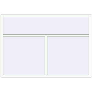 Buy Tilt-and-Turn 2000x1400 mm ALU STANDARD 72 RAL 9016 Traffic white two-sided