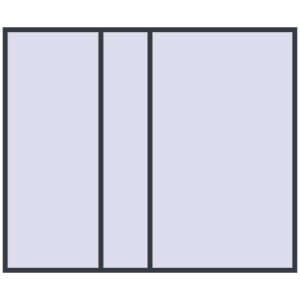 Buy Tilt-and-Turn 3000x2500 mm REHAU OPTIMUM EURO-DESIGN 70 ANTHRACITE_GREY_STRUKTURAL two-sided