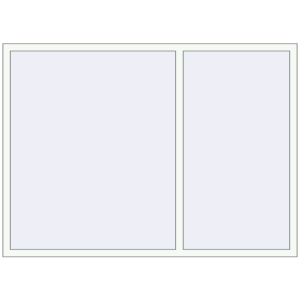 Buy Tilt-and-Turn 2000x1450 mm REHAU OPTIMUM EURO-DESIGN 70 RAL 9016 Traffic white two-sided