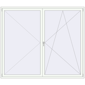 Buy Tilt-and-Turn 2342x2000 mm KORSA BRILLANT DESIGN