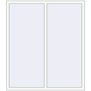 Zamów teraz Okna skrzydłowe 1470x1670 mm REHAU BRILLANT DESIGN RAL 9016 Traffic white dwustronny