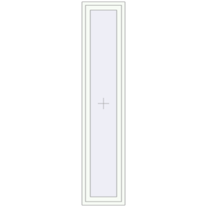 Buy Tilt-and-Turn 520x2450 mm REHAU ENERGY-SAVING SYNEGO MD RAL 9016 Traffic white two-sided