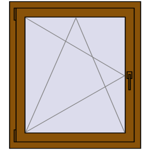 Zamów teraz Okna skrzydłowe 900x1000 mm CLASICTHERM 70 GOLDEN OAK dwustronny