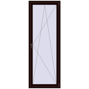 Buy Tilt-and-Turn 800x2200 mm REHAU OPTIMUM EURO-DESIGN 70 CHOCOLATE_BROWN two-sided