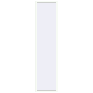 Buy Tilt-and-Turn 600x2400 mm REHAU OPTIMUM EURO-DESIGN 70 RAL 9016 Traffic white two-sided