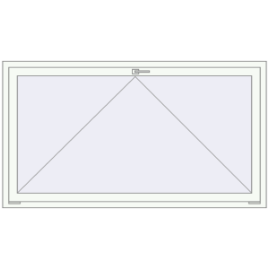 Buy Tilt-and-Turn 1800x1000 mm REHAU ENERGY-SAVING SYNEGO MD RAL 9016 Traffic white two-sided