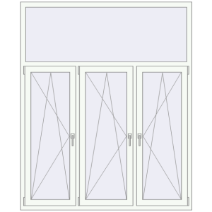 Buy Tilt-and-Turn 1650x2000 mm KORSA OPTIMUM REHAU EURO 70