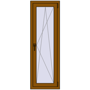 Zamów teraz Okna skrzydłowe 500x1500 mm REHAU OPTIMUM EURO-DESIGN 70 GOLDEN OAK dwustronny