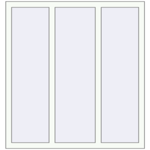 Buy Tilt-and-Turn 1190x1260 mm REHAU OPTIMUM EURO-DESIGN 70 RAL 9016 Traffic white two-sided