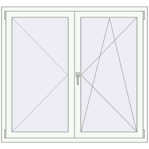 Buy Tilt-and-Turn 1400x1300 mm KORSA OPTIMUM REHAU EURO 70