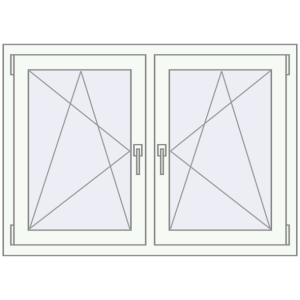 Zamów teraz Okna skrzydłowe 1215x845 mm REHAU ENERGY-SAVING SYNEGO MD RAL 9016 Traffic white dwustronny