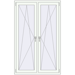 Buy Tilt-and-Turn 1100x1750 mm KORSA OPTIMUM REHAU EURO 70
