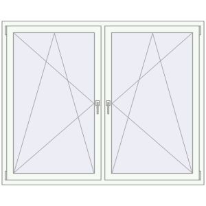 Zamów teraz Okna skrzydłowe 1815x1430 mm REHAU ENERGY-SAVING SYNEGO MD RAL 9016 Traffic white dwustronny